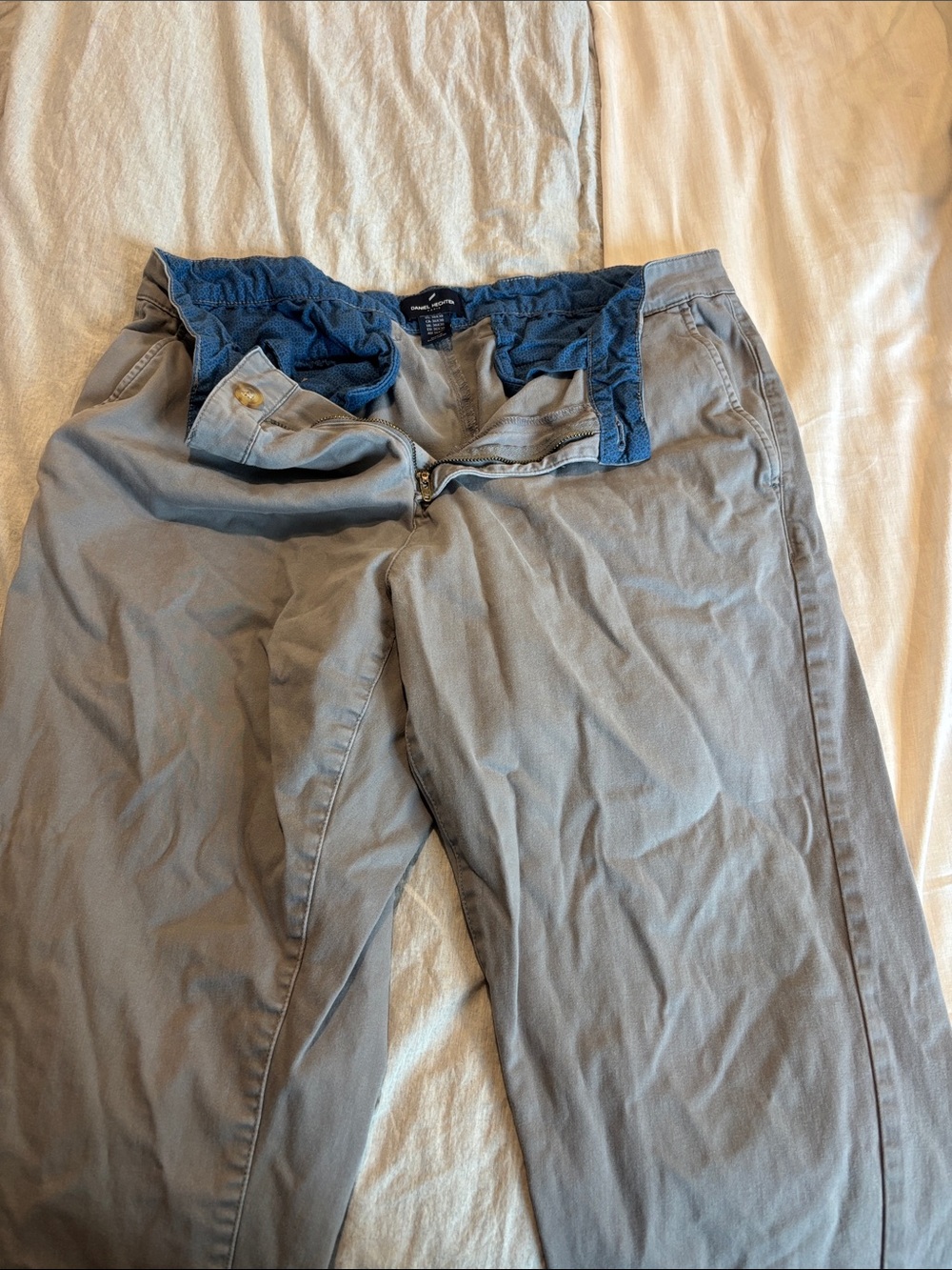 Daniel Hechter Light Gray Men's Chino Pants
